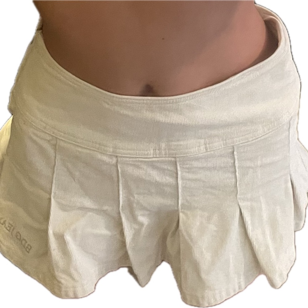 BDG Corduroy Skirt in cream